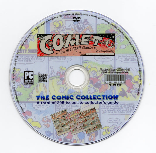 Comet - Comic Collection on DVD-ROM (290+ Comics) - AnotherWorldGames