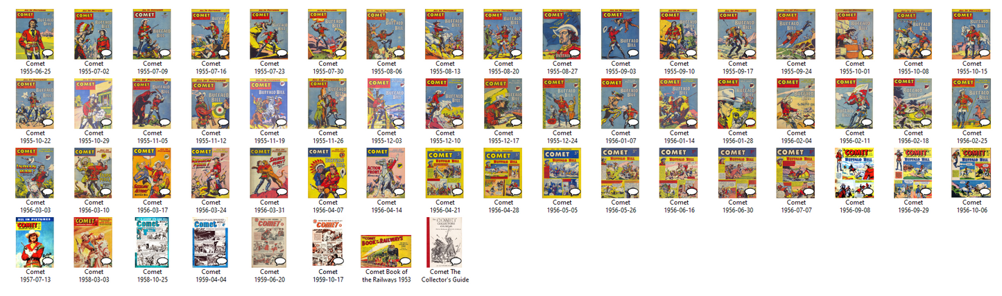 Comet - Comic Collection on DVD-ROM (290+ Comics)