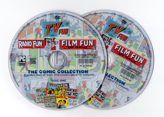 Film Fun/TV Fun/Radio Fun - Comic & Annual Collection on DVD-ROM (2 Disc Set) - AnotherWorldGames