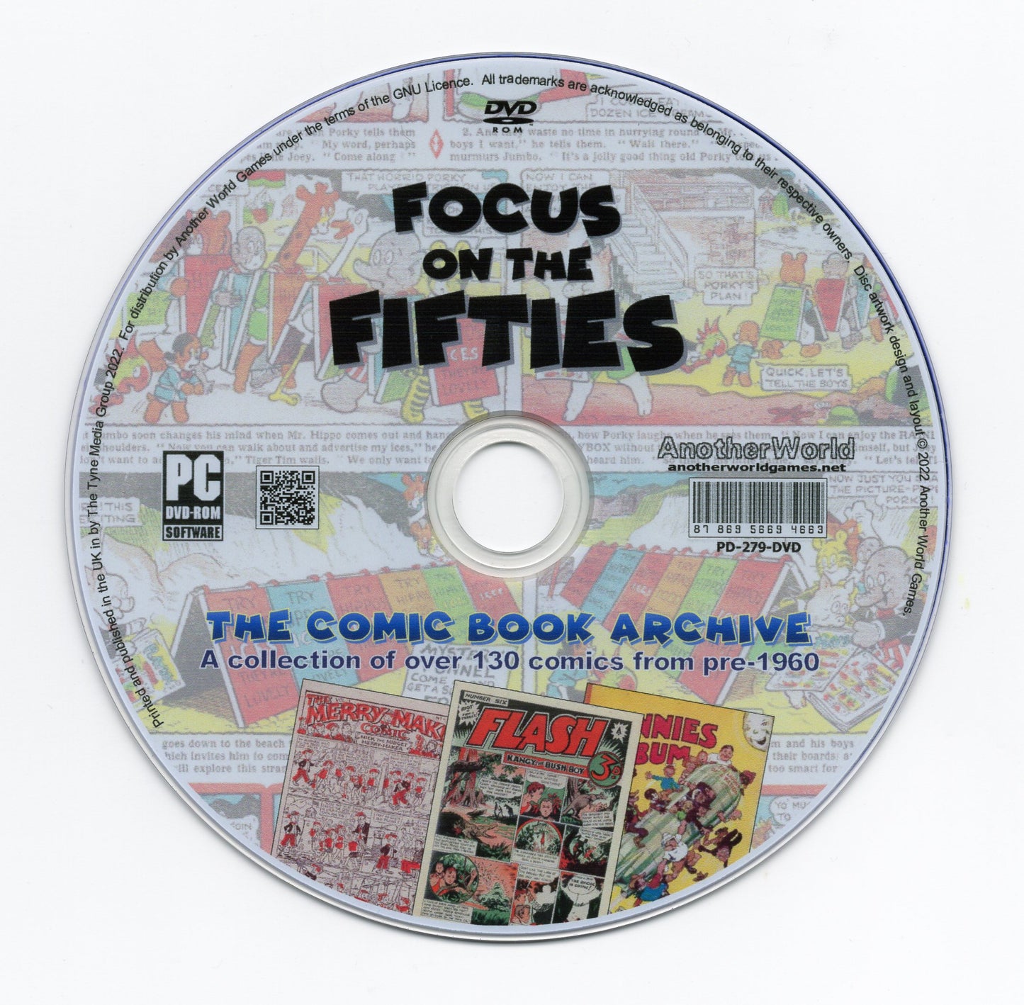 Focus on the Fifties - Pre 1960s Comics on DVD-ROM (130+ Comics)
