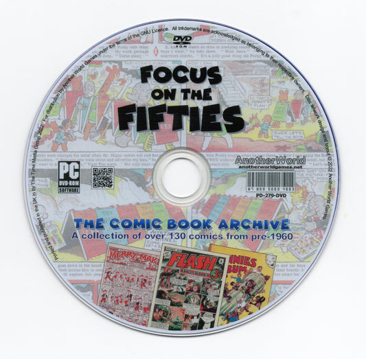 Focus on the Fifties - Pre 1960s Comics on DVD-ROM (130+ Comics) - AnotherWorldGames