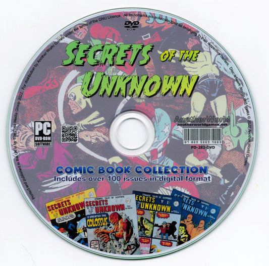 Secrets of the Unknown (Alan Class) Comic Book Collection on DVD-ROM - AnotherWorldGames