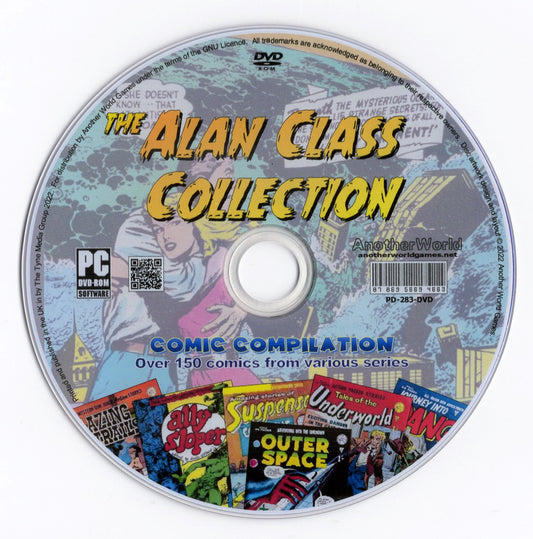 Alan Class Comic Collection on DVD-ROM (150+ Comics) - AnotherWorldGames