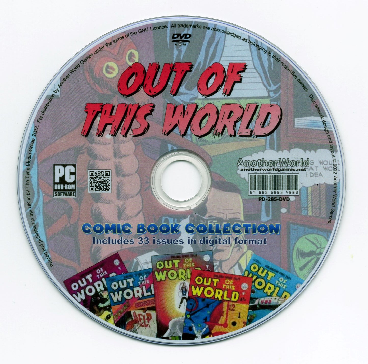 Out of this World (Alan Class) The Comic Book Collection on DVD-ROM