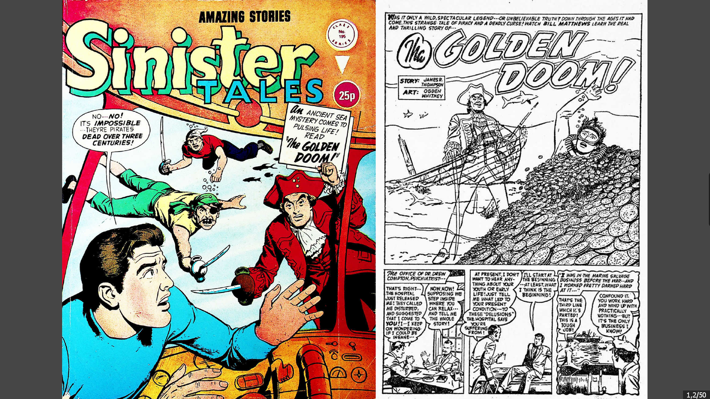 Sinister Tales (Alan Class) The Comic Book Collection on DVD-ROM