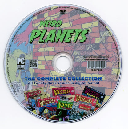 Weird Planets (Alan Class) Complete Comic Book Collection on DVD-ROM Full Run