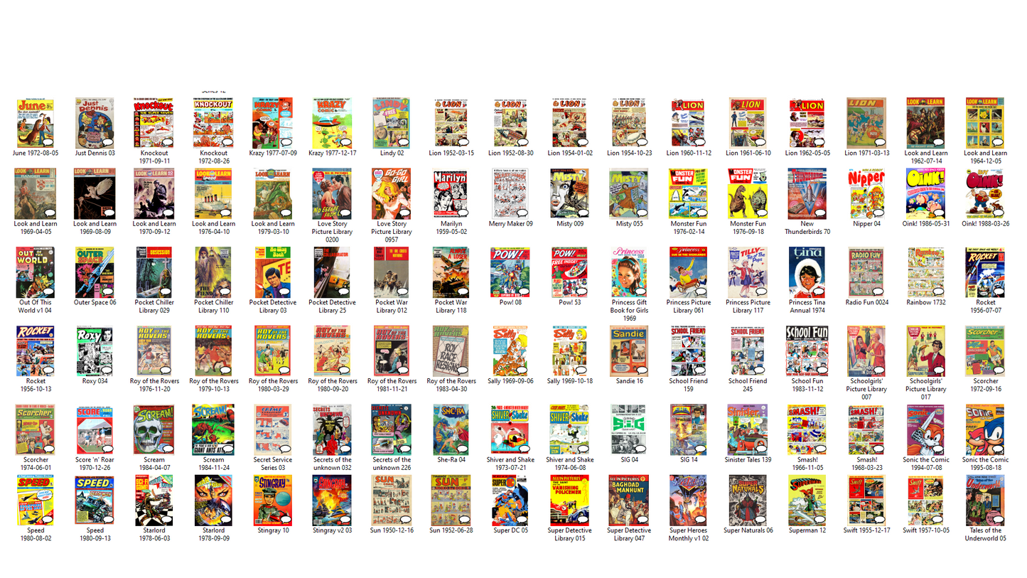 Comic Samples Compilation Pack - Comic Book Collection on DVD-ROM