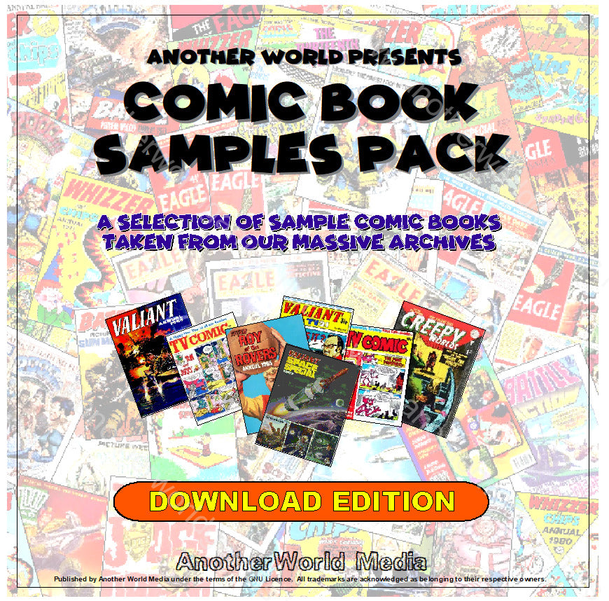 Comic Samples Compilation Pack - Comic Book Collection  - Download