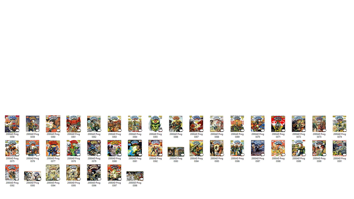 2000AD Progs (Full Run 1977-1984) Comic Collection on DVD-ROM (2 Disc Set)