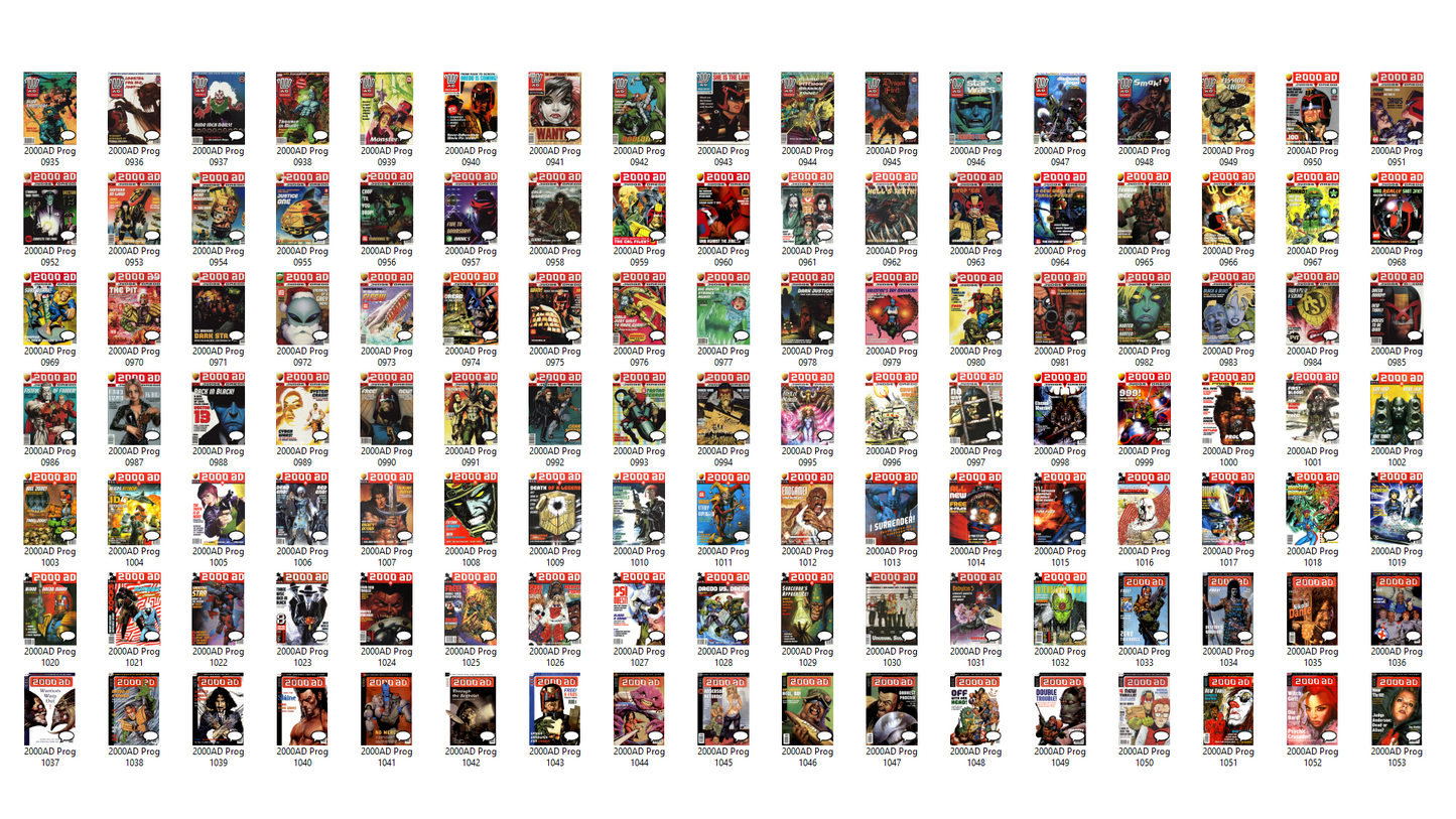 2000AD Progs (Full Run 1993-1999) Comic Collection on DVD-ROM (2 Disc Set)
