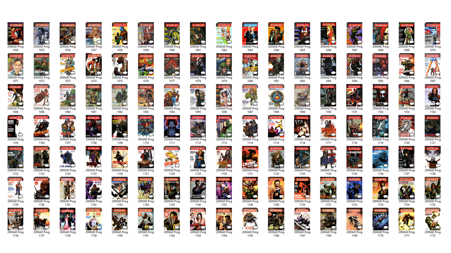 2000AD Progs (Full Run 1993-1999) Comic Collection on DVD-ROM (2 Disc Set)