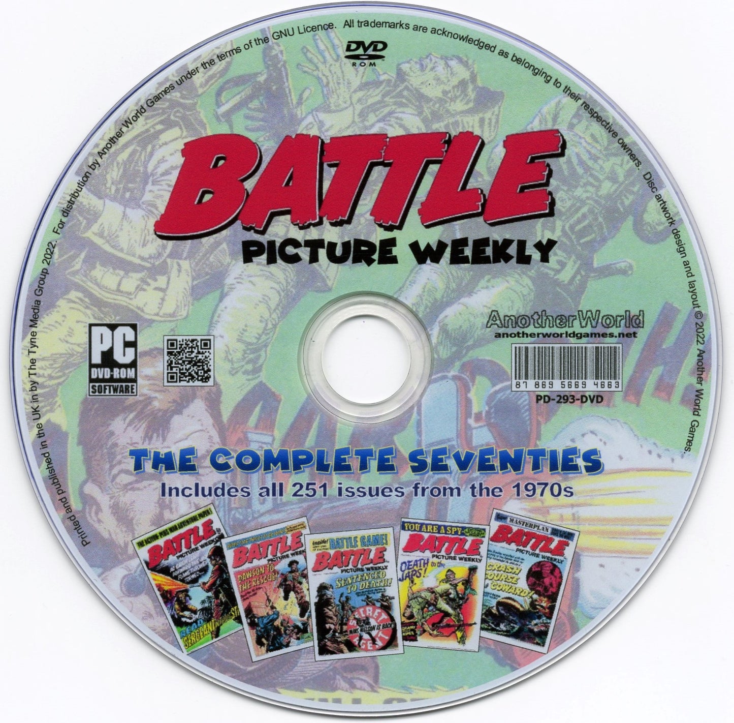 Battle Picture Weekly (1970s) Complete Comic Archive on DVD-ROM