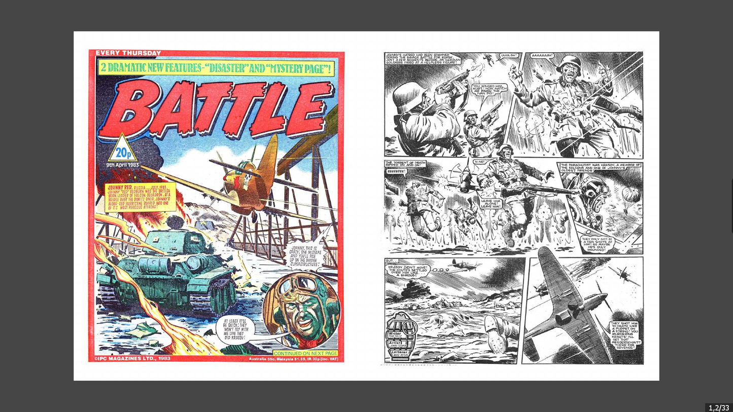 Battle Picture Weekly (1980s) Complete Comic Archive on DVD-ROM (2 Disc Set)