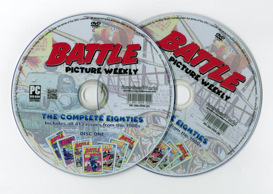 Battle Picture Weekly (1980s) Complete Comic Archive on DVD-ROM (2 Disc Set) - AnotherWorldGames
