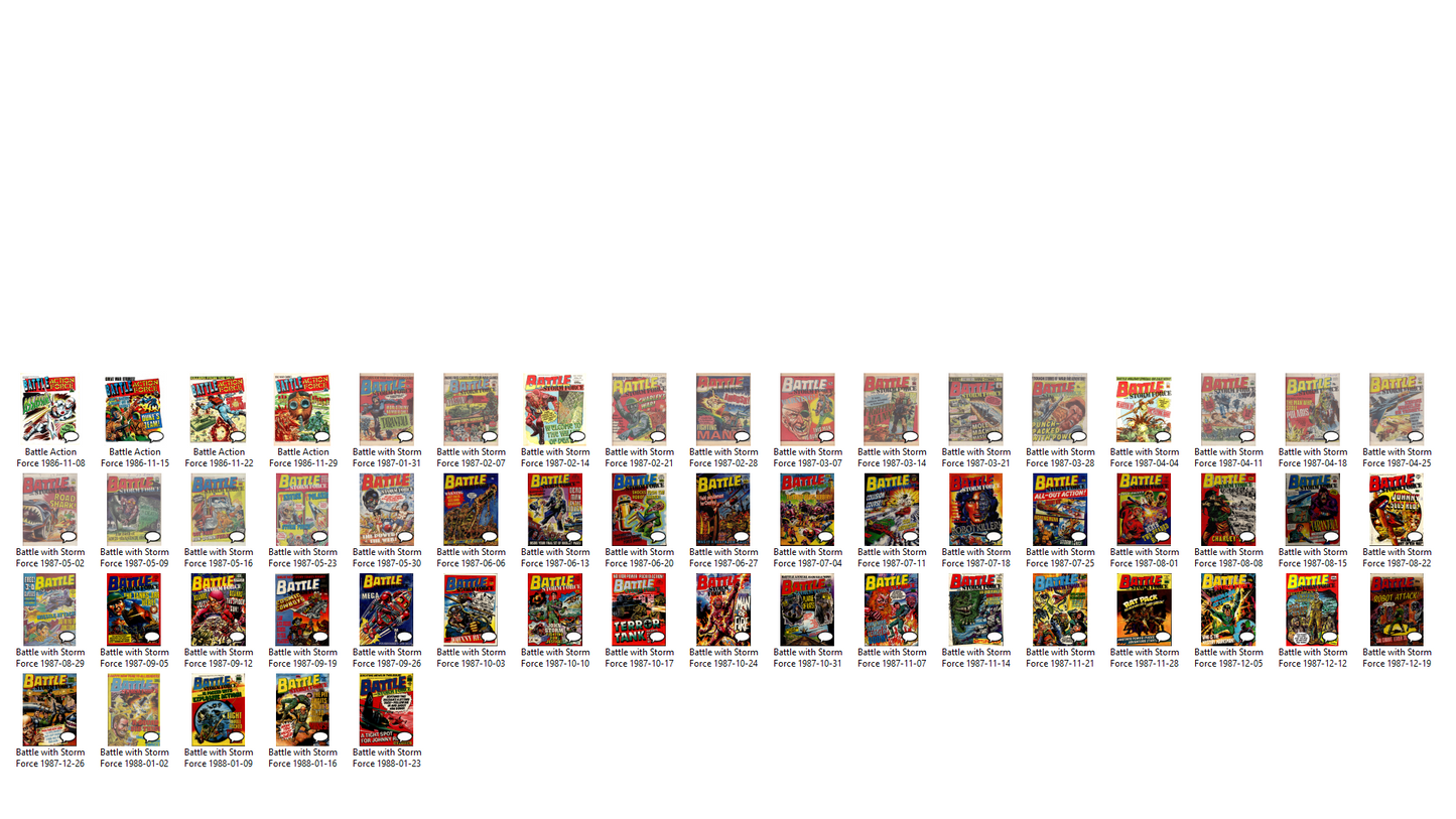 Battle Picture Weekly (1980s) Complete Comic Archive on DVD-ROM (2 Disc Set)