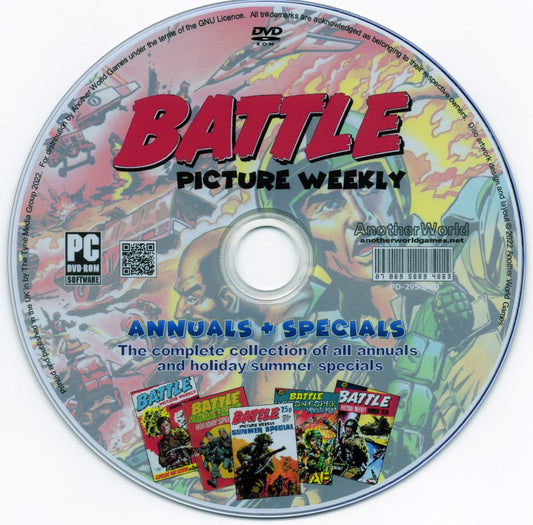 Battle Picture Weekly  - Complete Annuals & Specials Collection on DVD-ROM - AnotherWorldGames