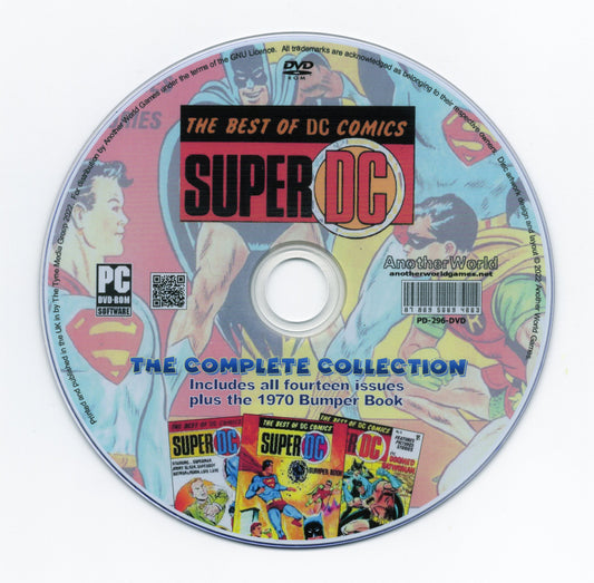 Super DC - Comic Book Collection on DVD-ROM Full Run & Bumper Book - AnotherWorldGames