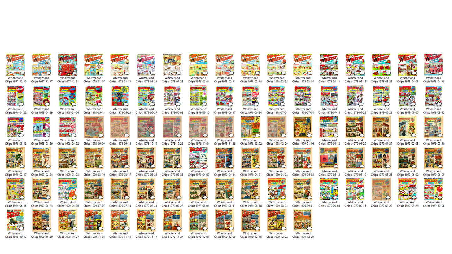 Whizzer and Chips (1970s) Comic Book Archive on DVD-ROM (2 Disc Set)