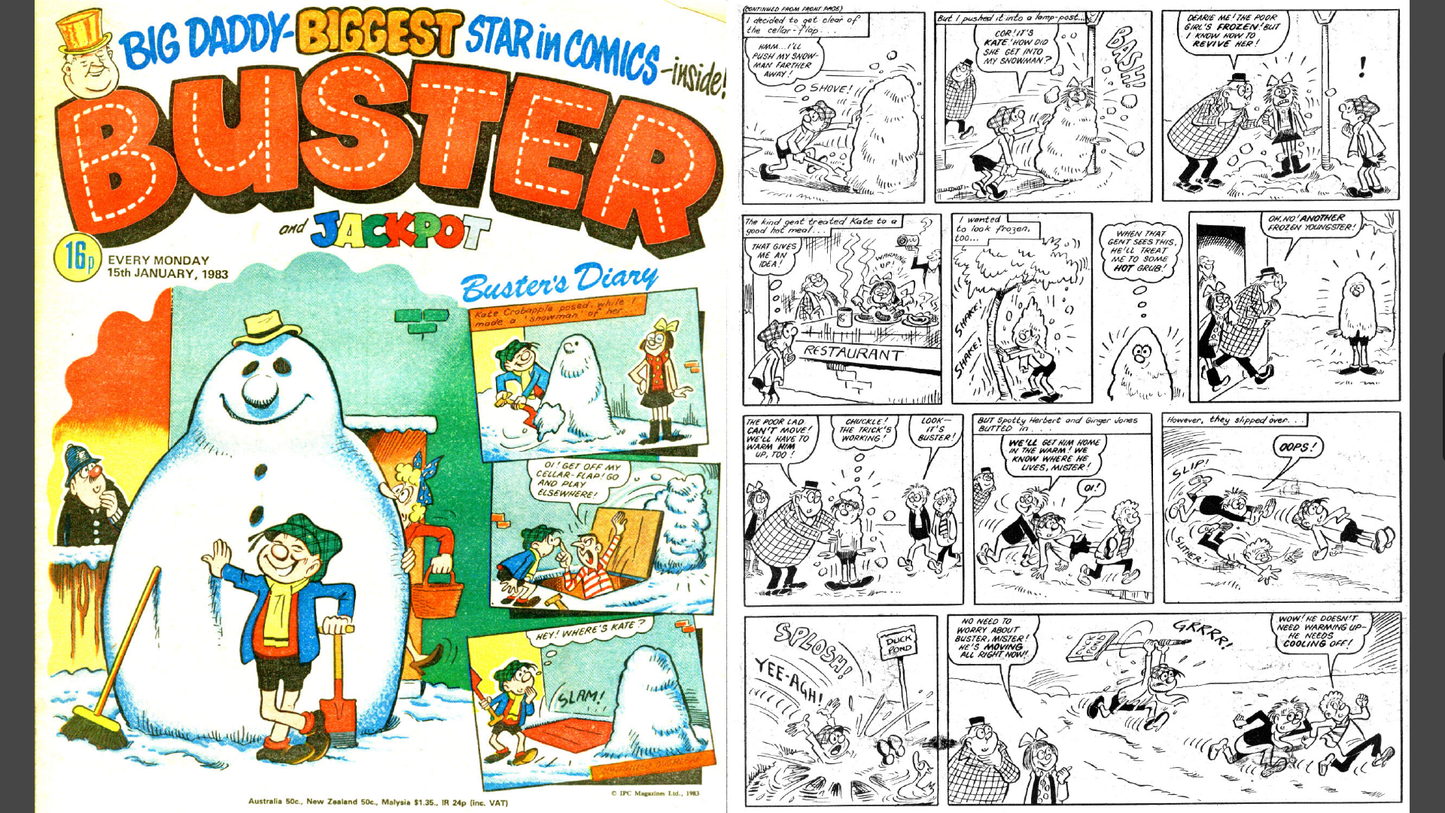 Buster (1980s) The Complete 1980s Comic Collection on DVD-ROM (4 Disc Set)
