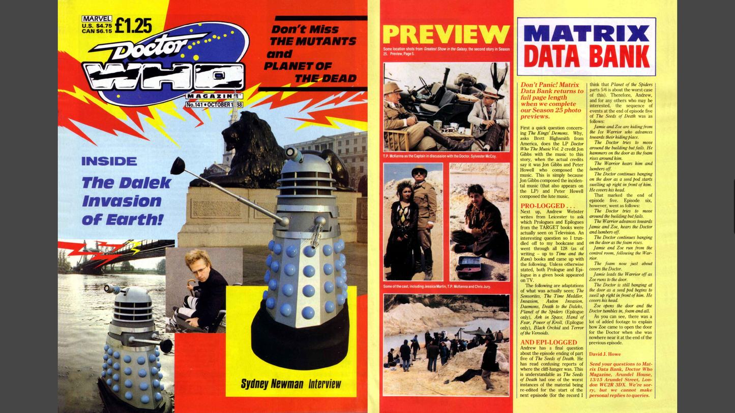 Dr Who Magazine - The Comic/Magazine Collection on DVD-ROM (2 Disc Set)