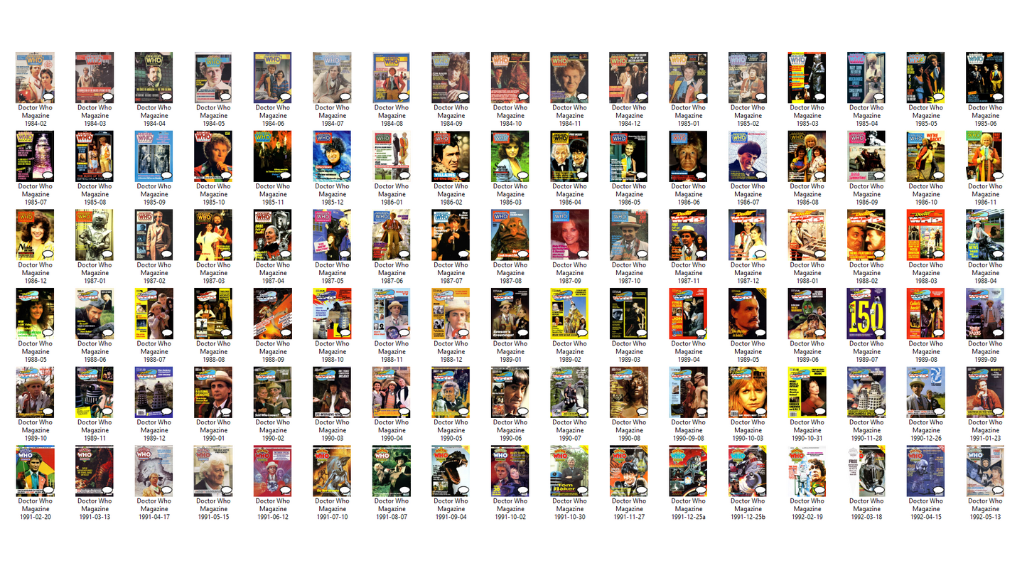 Dr Who Magazine - The Comic/Magazine Collection on DVD-ROM (2 Disc Set)