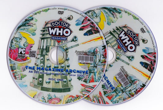 Dr Who Magazine - The Comic/Magazine Collection on DVD-ROM (2 Disc Set) - AnotherWorldGames
