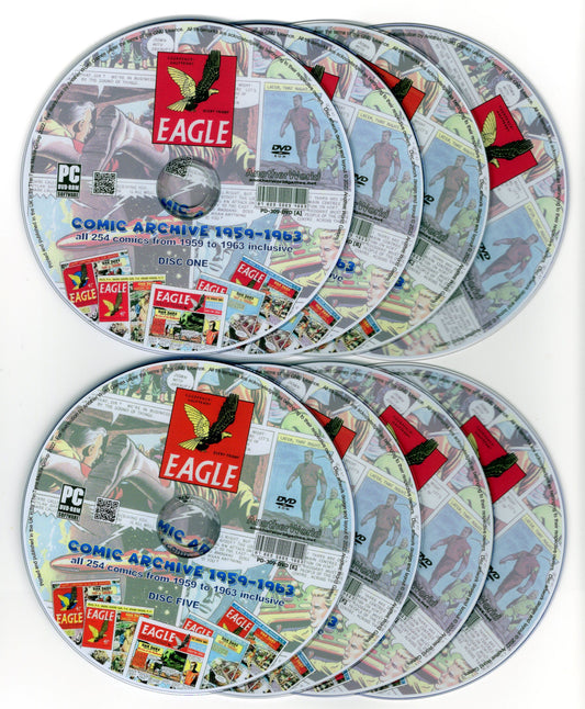 Eagle Comic (1959-1963) The Complete Archive on DVD-ROM (8 Disc Set) 1st Series - AnotherWorldGames