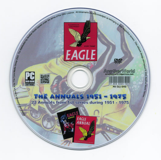 Eagle Comic (1951-1975) The Annuals Archive on DVD-ROM 1st Series - AnotherWorldGames