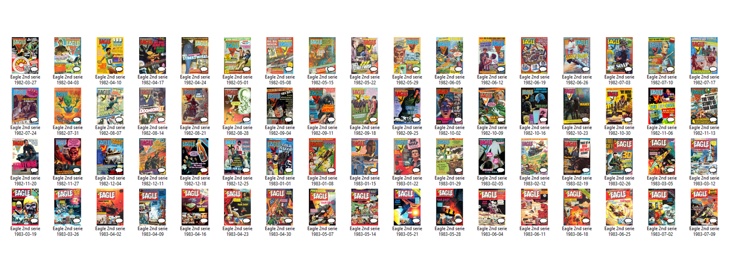 Eagle Comic (1982-1984) The Complete Archive on DVD-ROM 2nd Series