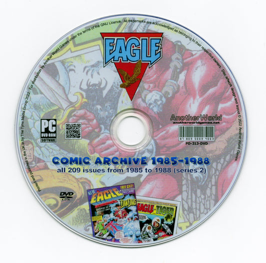 Eagle Comic (1985-1988) The Complete Archive on DVD-ROM 2nd Series - AnotherWorldGames