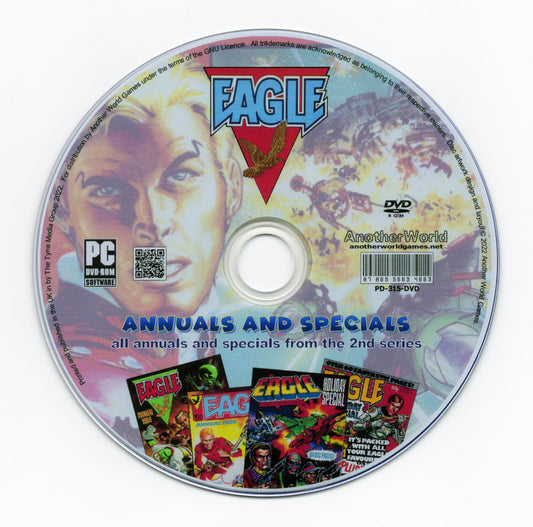 Eagle Comic Complete Annual and Holiday Special Collection on DVD-ROM 2nd Series - AnotherWorldGames