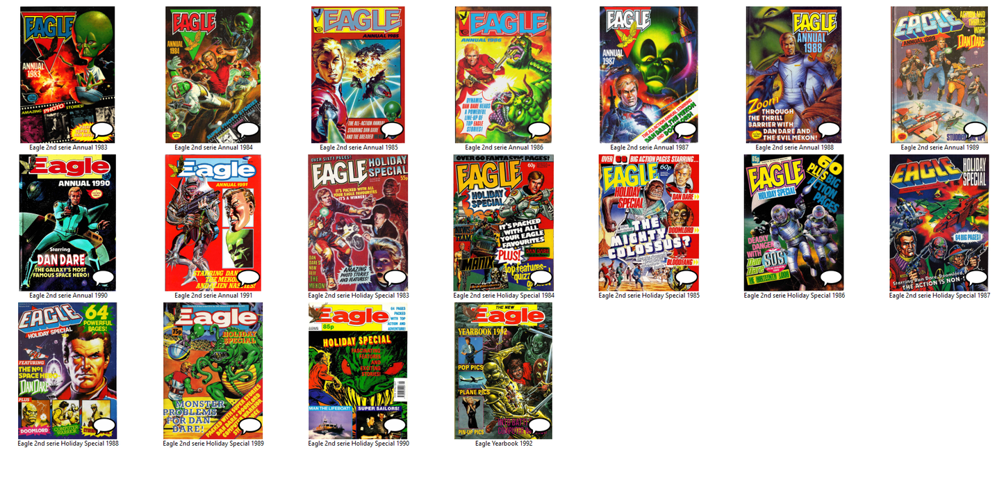 Eagle Comic Complete Annual and Holiday Special Collection on DVD-ROM 2nd Series