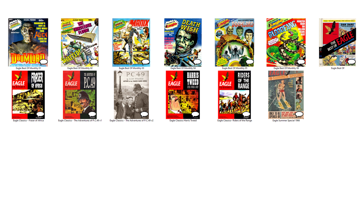 Eagle Variety Pack - The Best Of Monthly plus Eagle Comic Classics +More on DVD-ROM