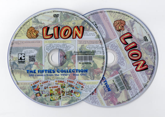 Lion Comic - The 1950s Collection - The Fifties Comic Collection on DVD-ROM (2 Disc Set) - AnotherWorldGames