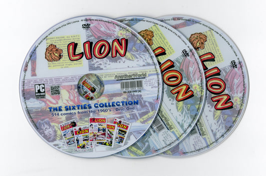 Lion Comic - The 1960s Collection - The Sixties Comic Collection on DVD-ROM (3 Disc Set) - AnotherWorldGames