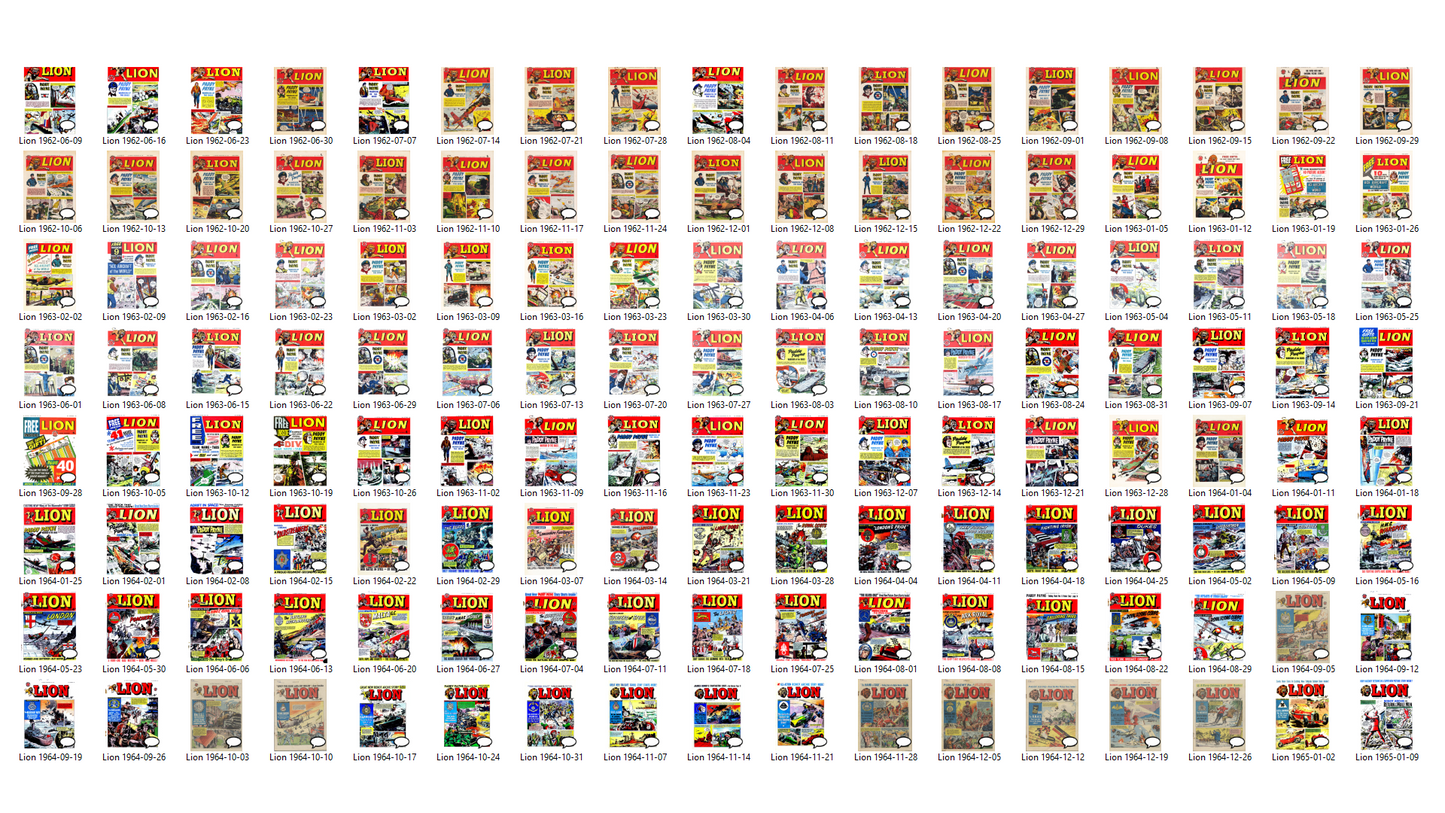 Lion Comic - The 1960s Collection - The Sixties Comic Collection on DVD-ROM (3 Disc Set)