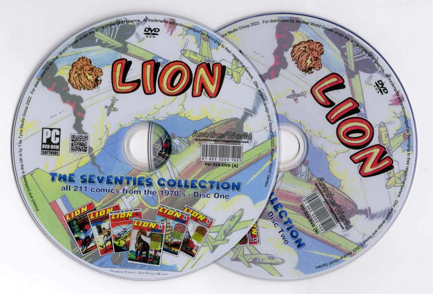 Lion Comic - The 1970s Collection - The Complete Seventies Comic Collection on DVD-ROM (2 Disc Set)