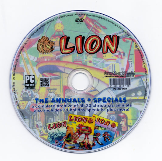 Lion Comic - The Complete Annual & Holiday Special Collection - Comics on DVD-ROM - AnotherWorldGames