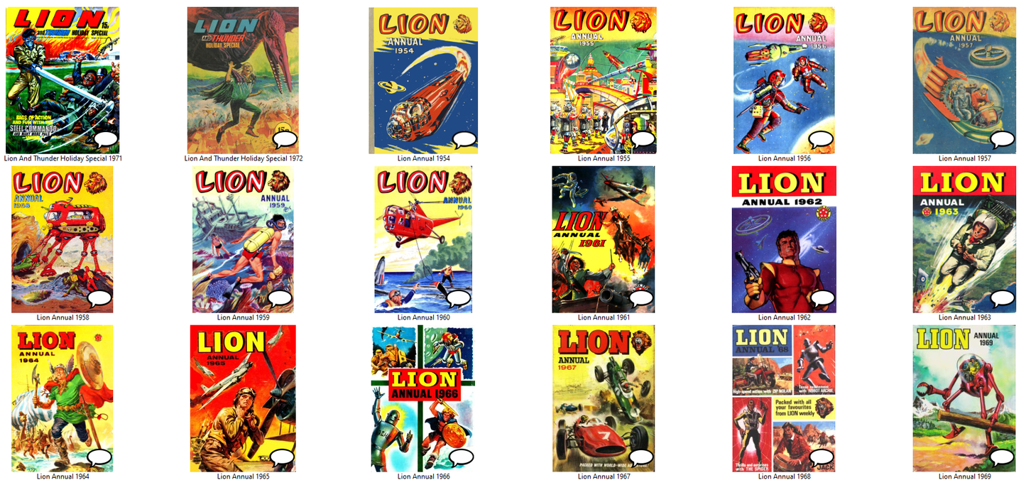 Lion Comic - The Complete Annual & Holiday Special Collection - Comics on DVD-ROM