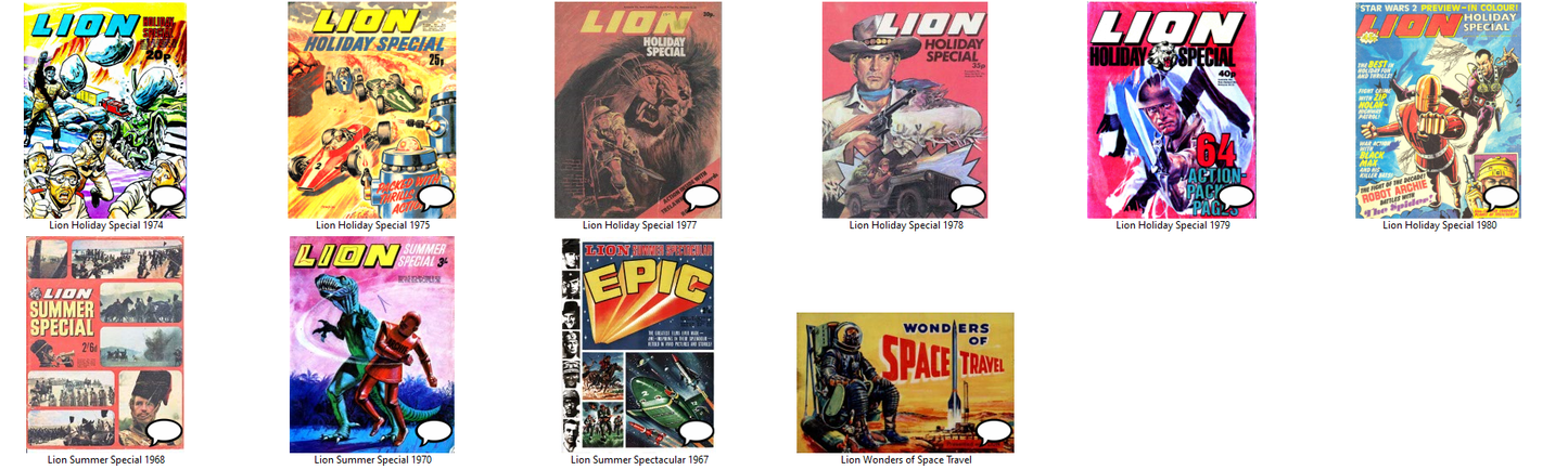 Lion Comic - The Complete Annual & Holiday Special Collection - Comics on DVD-ROM