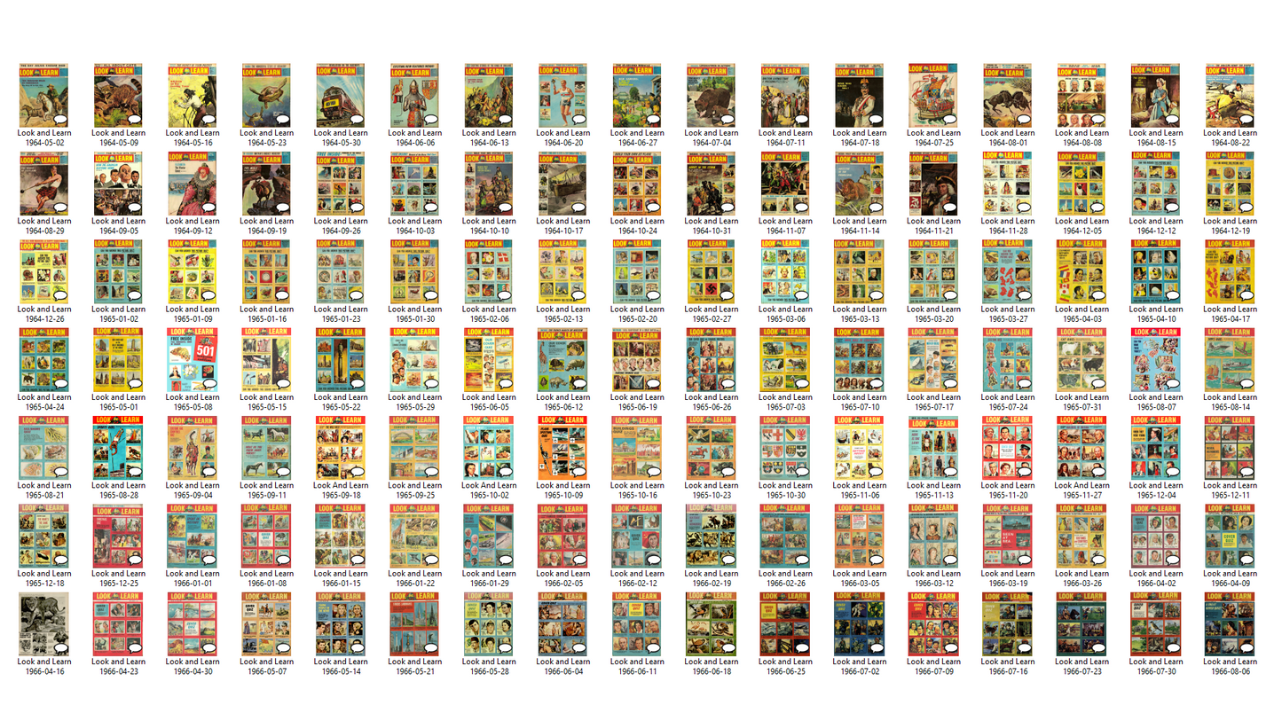 Look and Learn Magazine Complete Collection (Set 1 - 1962-1968) Full Run on DVD-ROM (3 Disc Set)