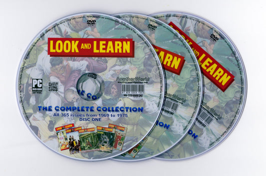 Look and Learn Magazine Complete Collection (Set 2 - 1969-1975) Full Run on DVD-ROM (3 Disc Set) - AnotherWorldGames