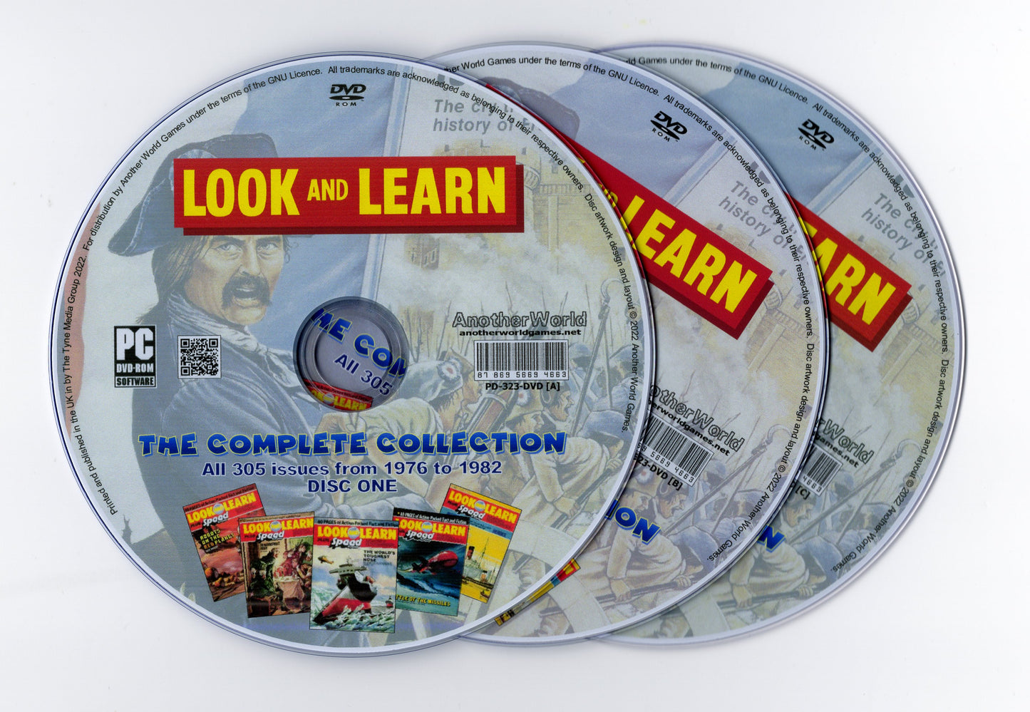 Look and Learn Magazine Complete Collection (Set 3 - 1976-1982) Full Run on DVD-ROM (3 Disc Set)