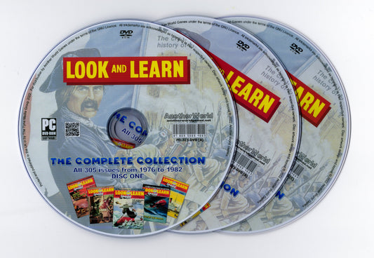 Look and Learn Magazine Complete Collection (Set 3 - 1976-1982) Full Run on DVD-ROM (3 Disc Set) - AnotherWorldGames