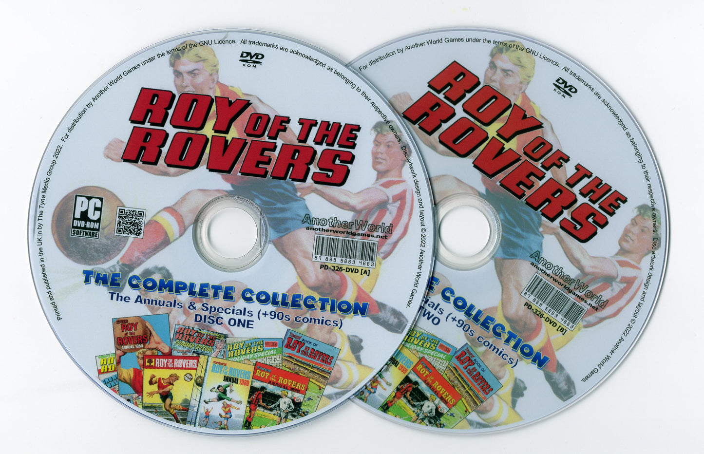 Roy of the Rovers - The Comic Book Annual & Holiday Special Collection on DVD-ROM (2 Disc Set)