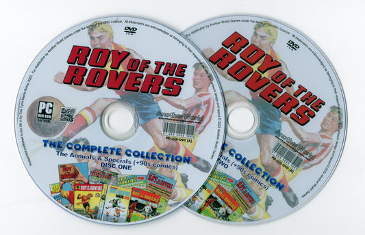Roy of the Rovers - The Comic Book Annual & Holiday Special Collection on DVD-ROM (2 Disc Set) - AnotherWorldGames