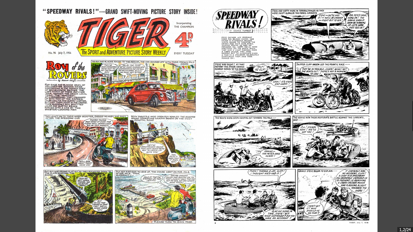 Tiger – The 1950s Comic Book Archive on DVD-ROM – 235+ Issues! (2 Disc Set)