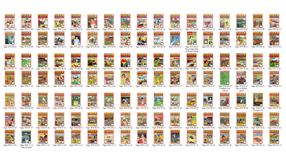 Tiger - The 1970s Comic Book Archive on DVD-ROM – 500+ Issues! (5 Disc Set)