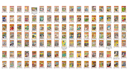 Tiger - The 1970s Comic Book Archive on DVD-ROM – 500+ Issues! (5 Disc Set)