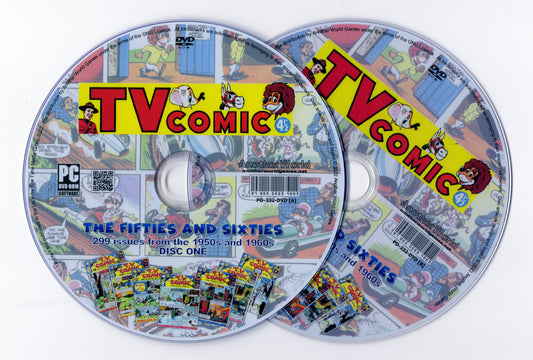 TV Comic (1950s & 1960s) The Comic Book Archive on DVD-ROM - With 299 Issues! (2 Disc Set) - AnotherWorldGames